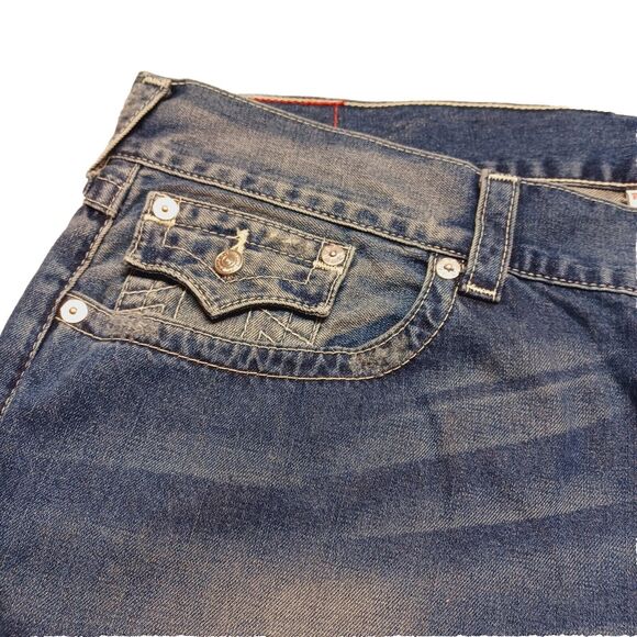 True Religion Basic Straight With Flap Pockets Natural Men's Size 42x34 - Picture 8 of 10